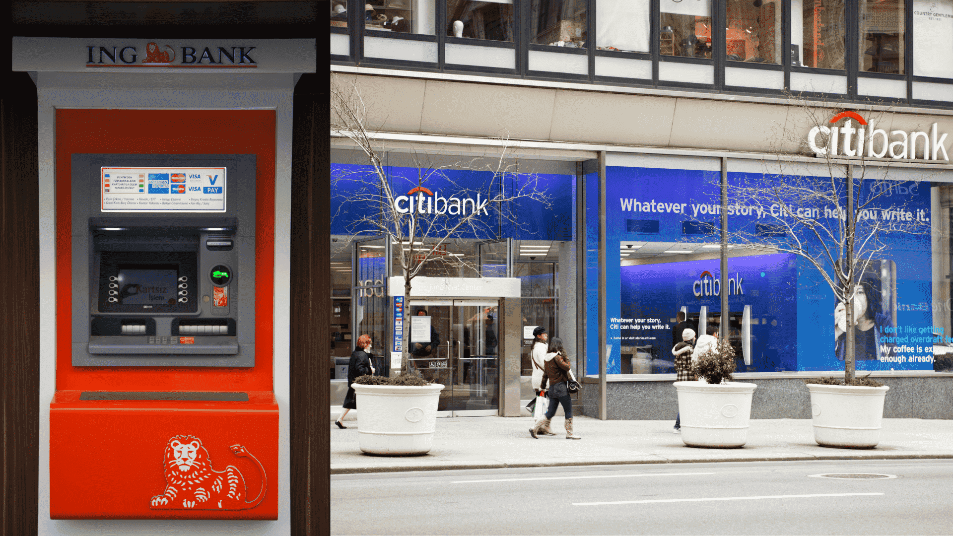 citi and ing bank leaving