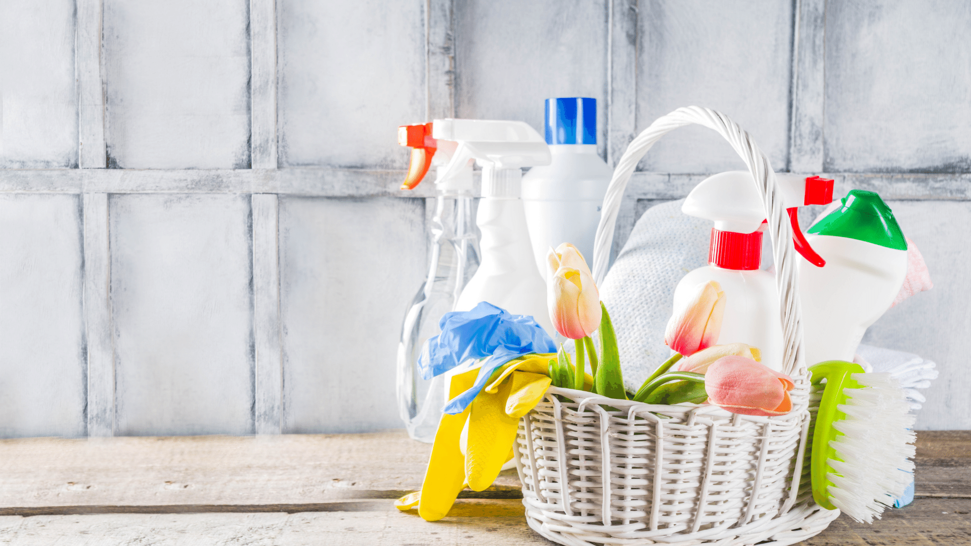 cleaning materials in your condo